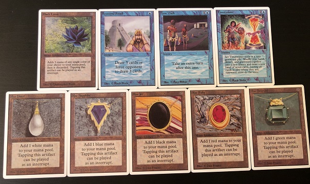 Power Nine Unlimited (9 carte totali) Unlimited Edition